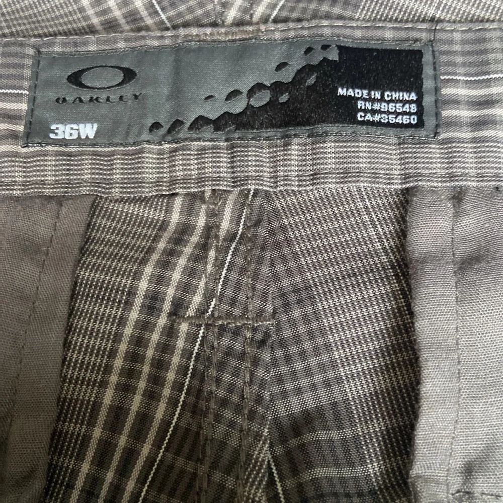 Oakley Golf Shorts Plaid‎ 🔥 SZ 36